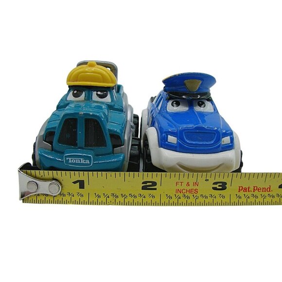 Set 2 Tonka Maisto Lil Chuck and Police Car Chuck and Friends Blue 2000 Diecast - Picture 11 of 12